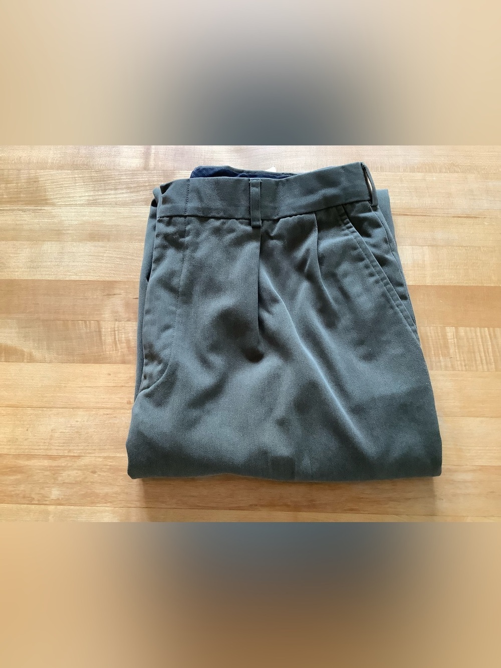 Vintage Lands’ End Traditional Fit Pants 33 x 26.5” Lot of 7 - Picture 8 of 8